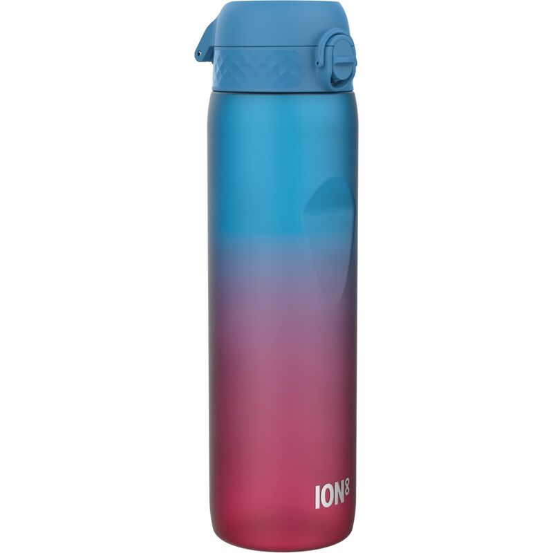 Motivational Bottle vattenflaska 1 liter, blue/pink