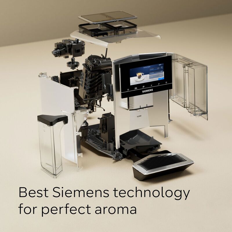 Automatisk kaffemaskin EQ900, rustfritt stål
