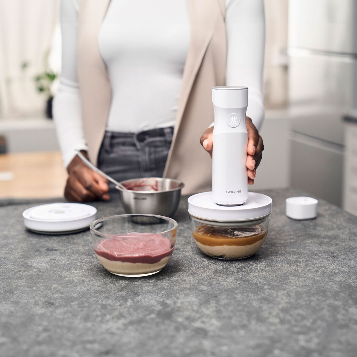 Zwilling Fresh & Save Vakuumlåg small 12 cm, hvid