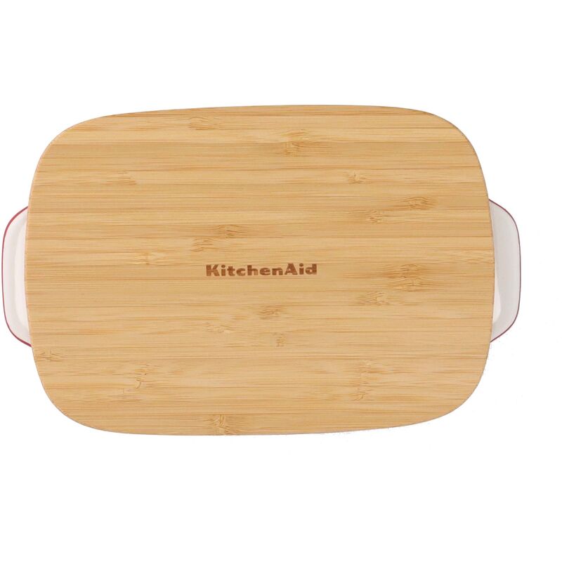 Ugnsform med lock 26x15,5x6,5 cm, röd