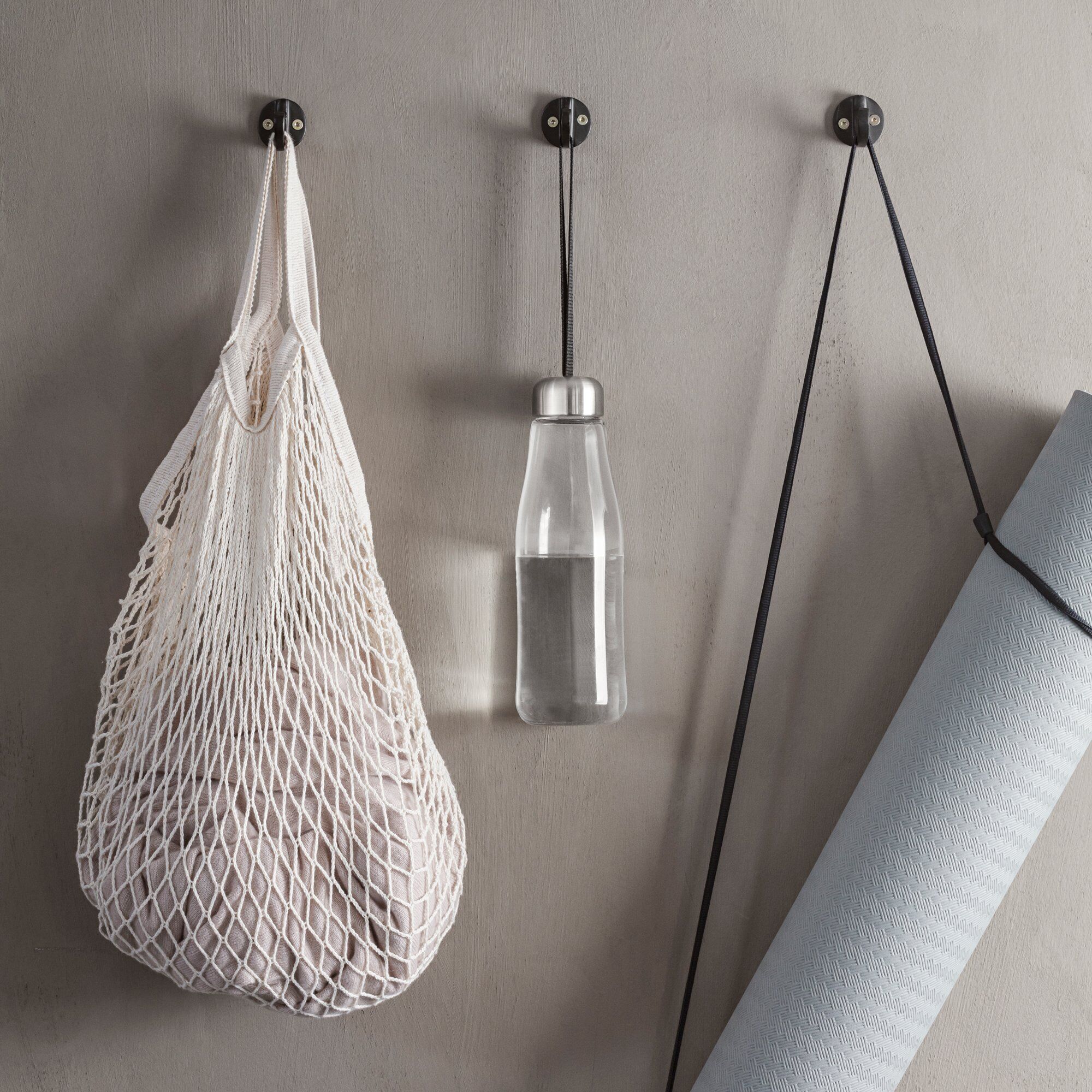 Alternativ bild 1 för Eva Solo Dricksflaska Glas 0,5 liter, Svart