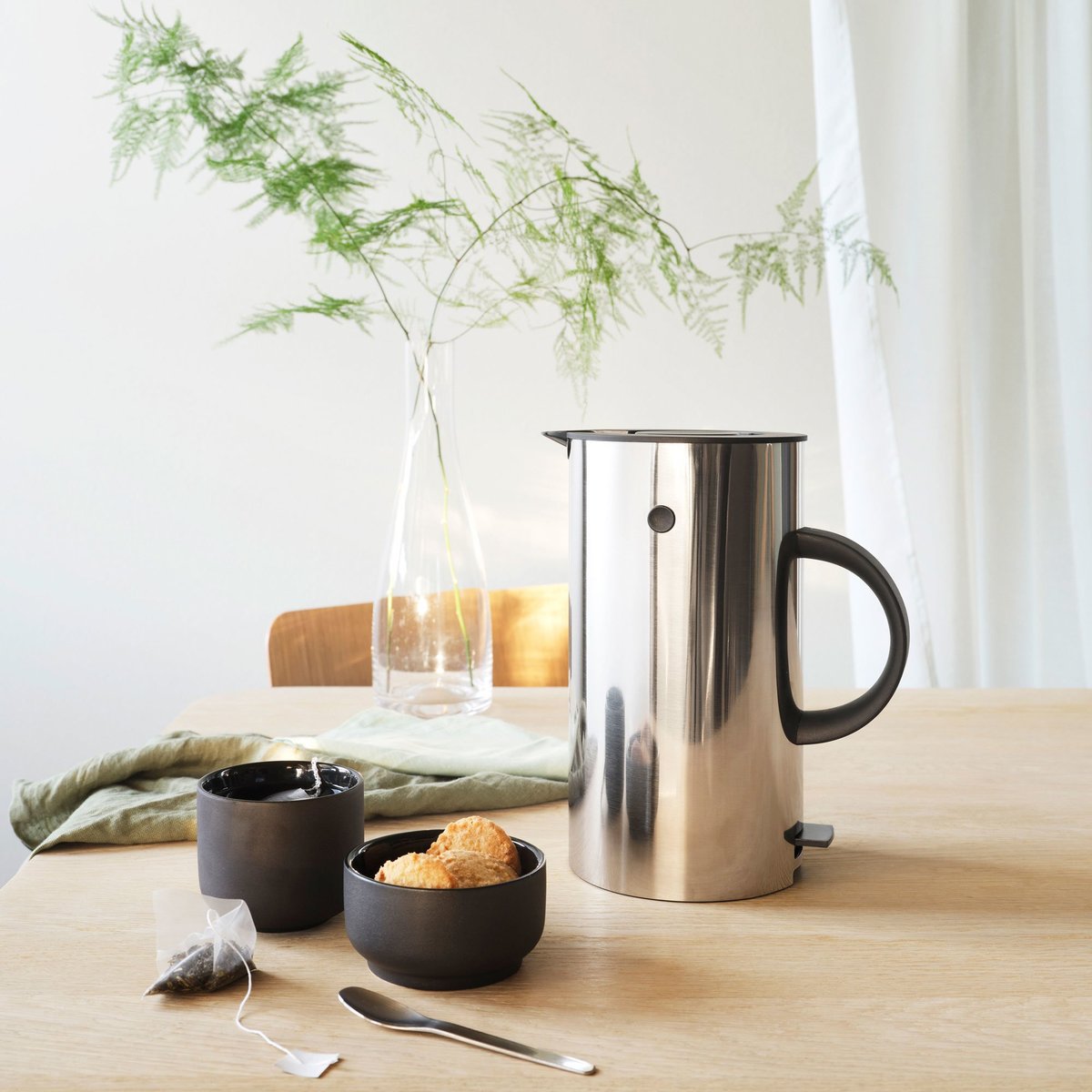 EM77 vannkoker 1.5 liter, stål
