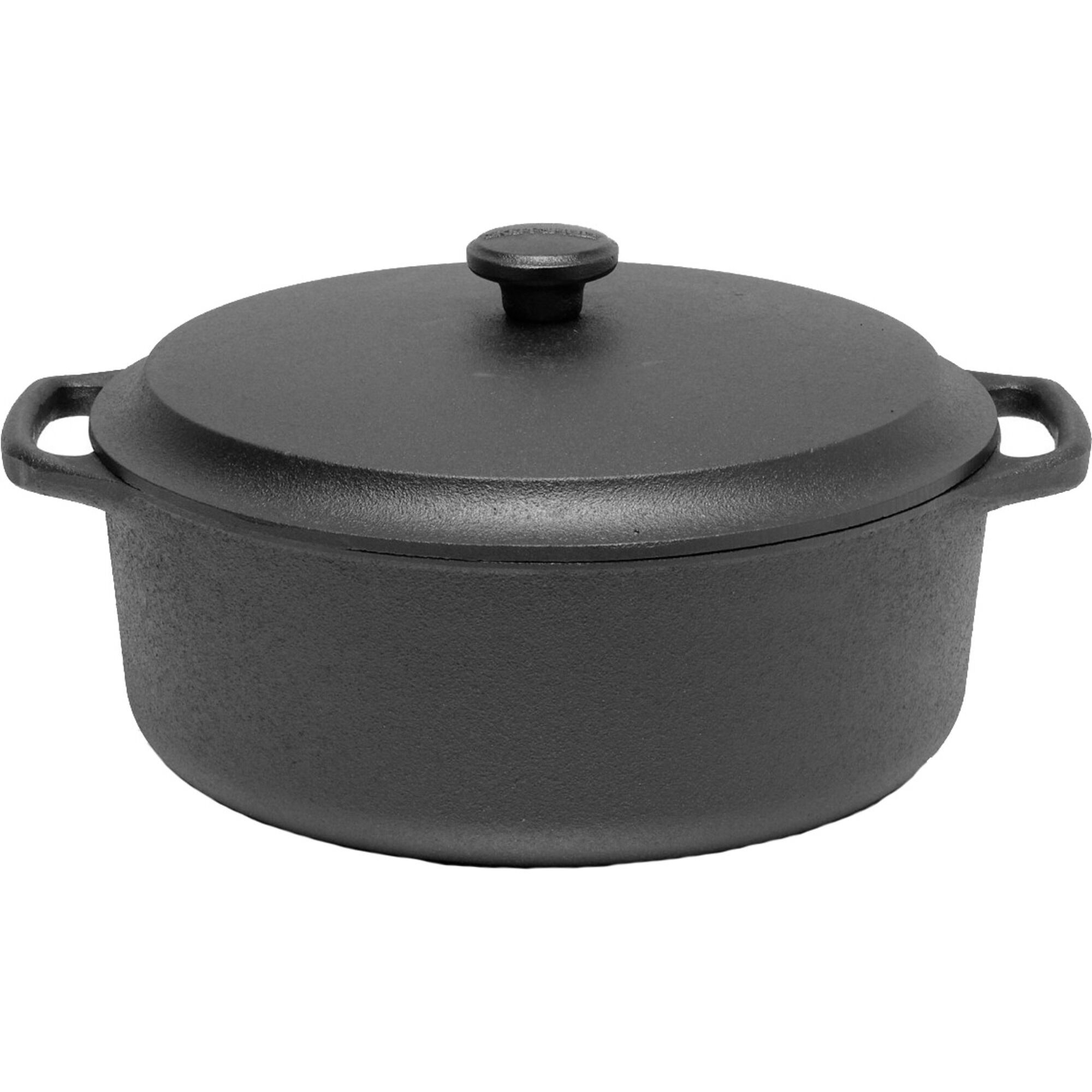 Gryta rund 5,5 liter Med Järnlock