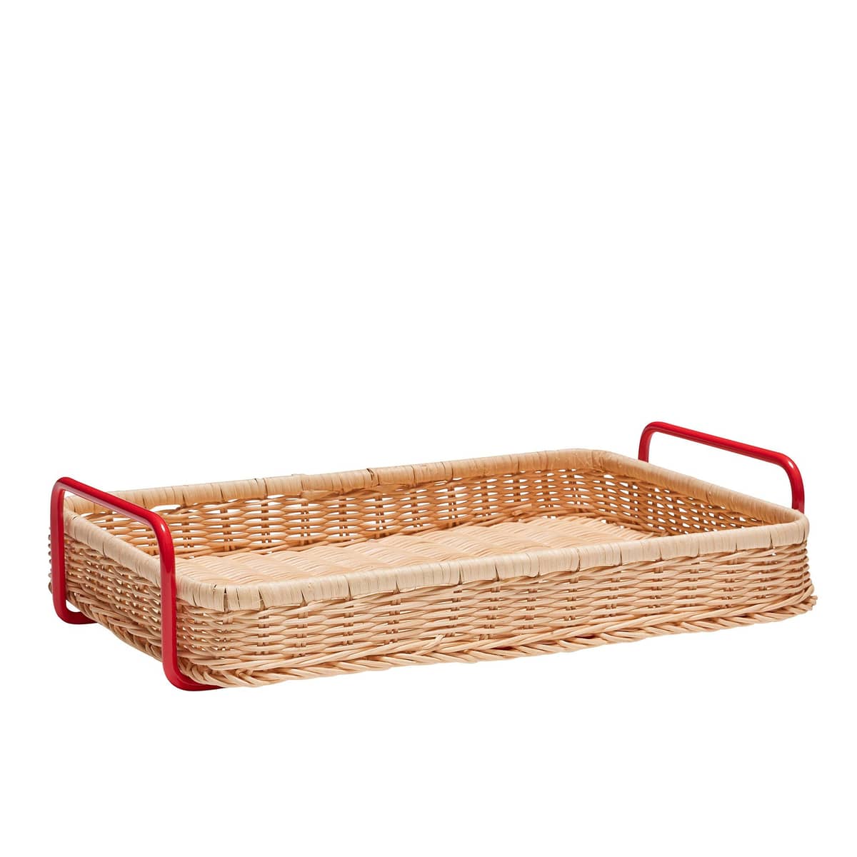 Splint bricka, röd/neutral