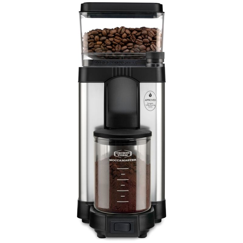 KM5 Burr kaffekværn, polished silver