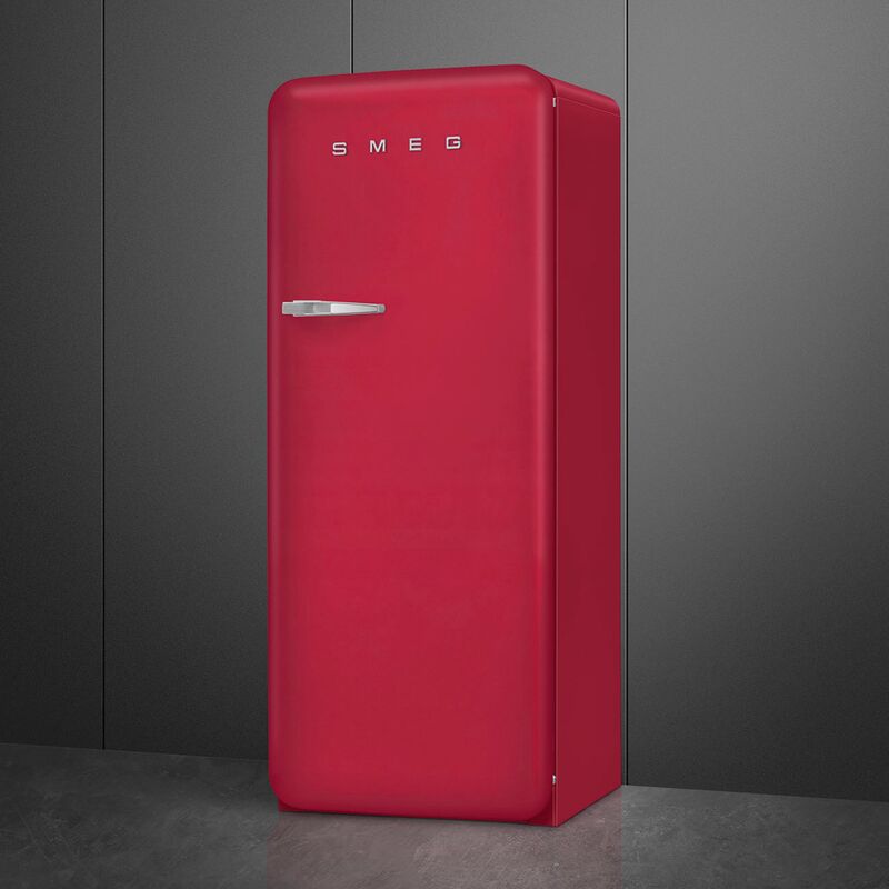 Smeg FAB28RDRB6 Køleskab Med Fryser 153 cm Højrehængt Ruby Red