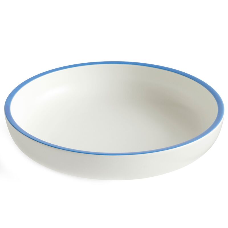 Sobremesa serveringsskål, large, hvid/blå