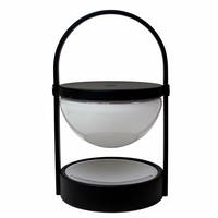 A-Flash portabel lampa 22 cm, svart