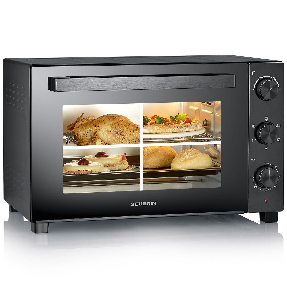 Pöytäuuni 48 litraa, musta