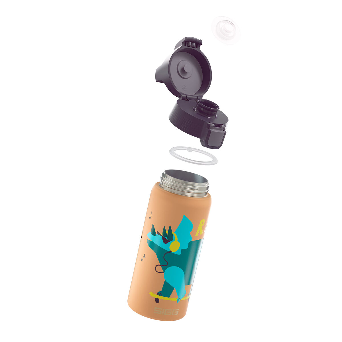 SIGG Shield Therm ONE barn termosflaske 0,5 liter, råkul