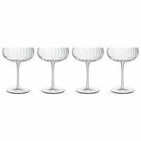 Luigi Bormioli Optica Champagneskål 30 cl, 4 stk.