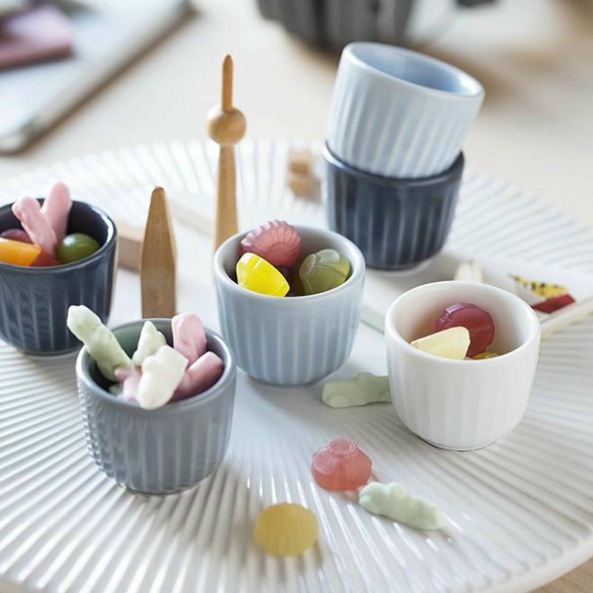 Hammershøi Eggeglass Hvit 2-pk