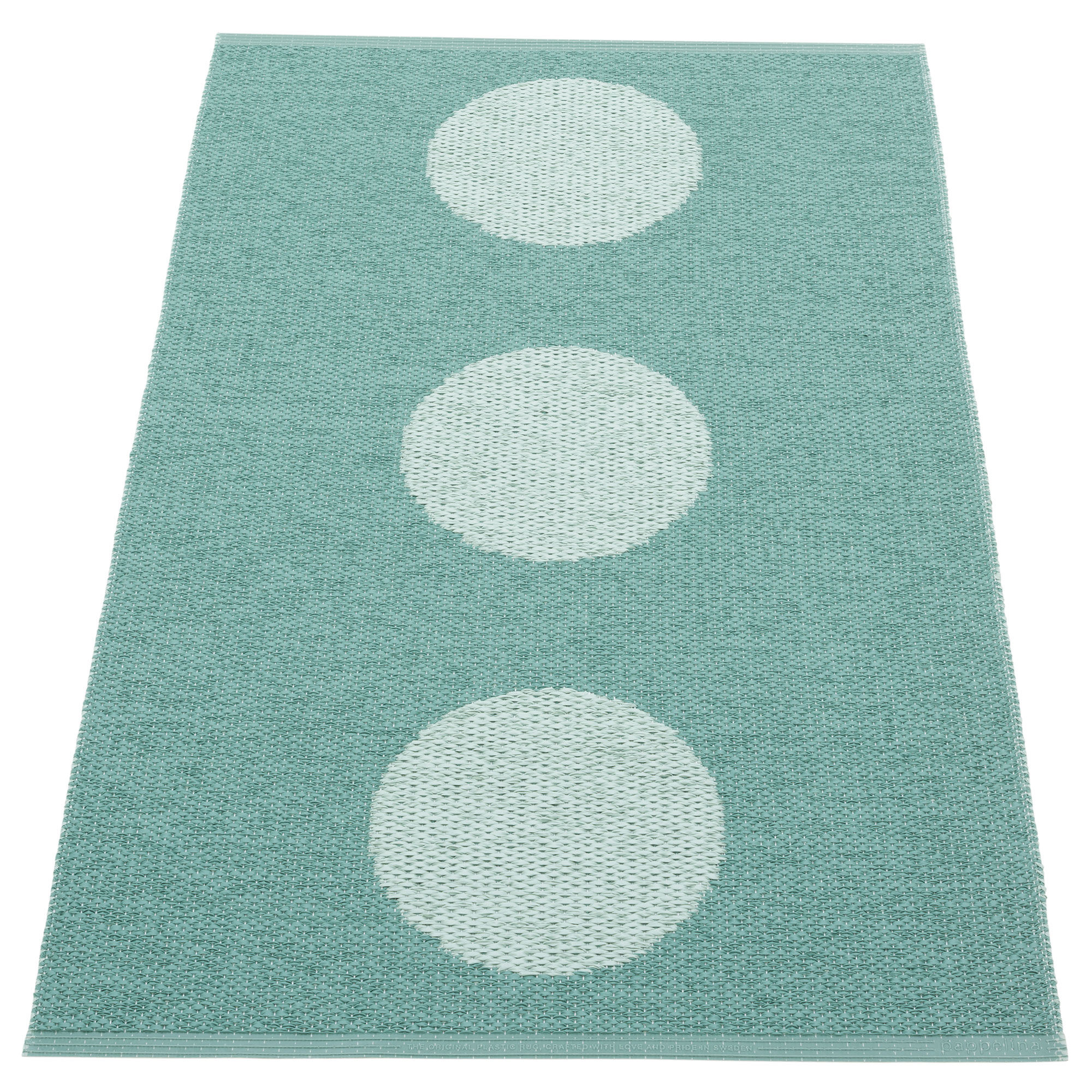 Pappelina Vera Pop teppe 70 ÉÂ 120 cm, jade/turquoise
