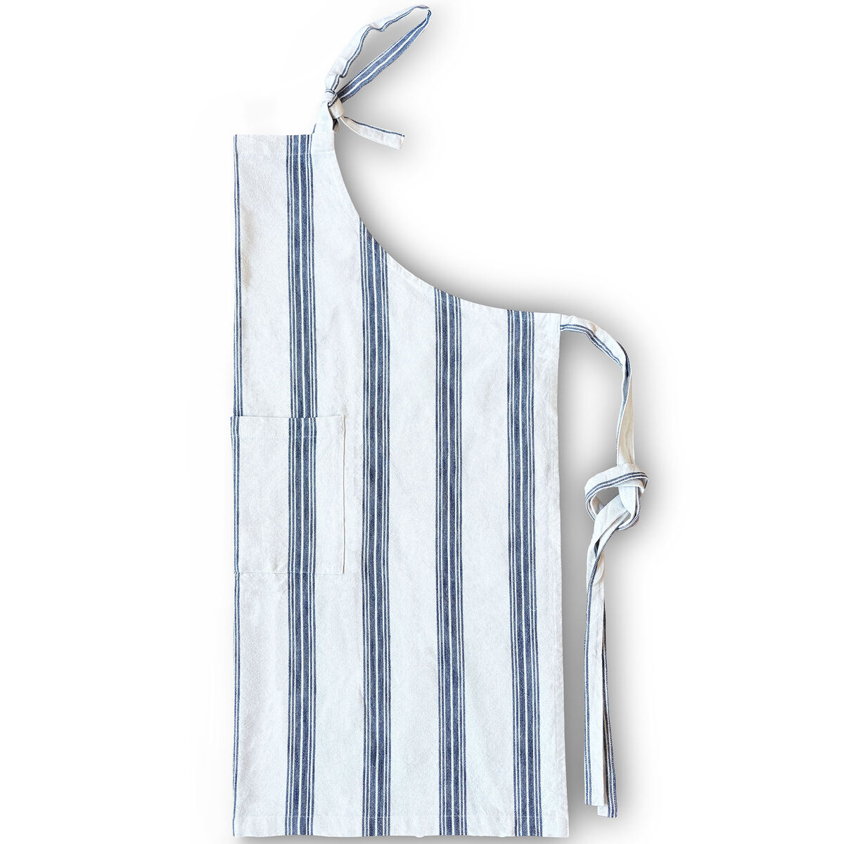 Textiles Garn Förkläde, blå/vit