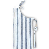 Textiles Garn Förkläde, blå/vit
