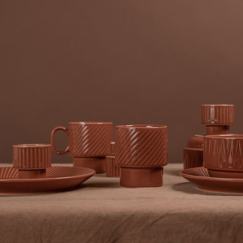 Coffee & More pikkulautanen, terracotta