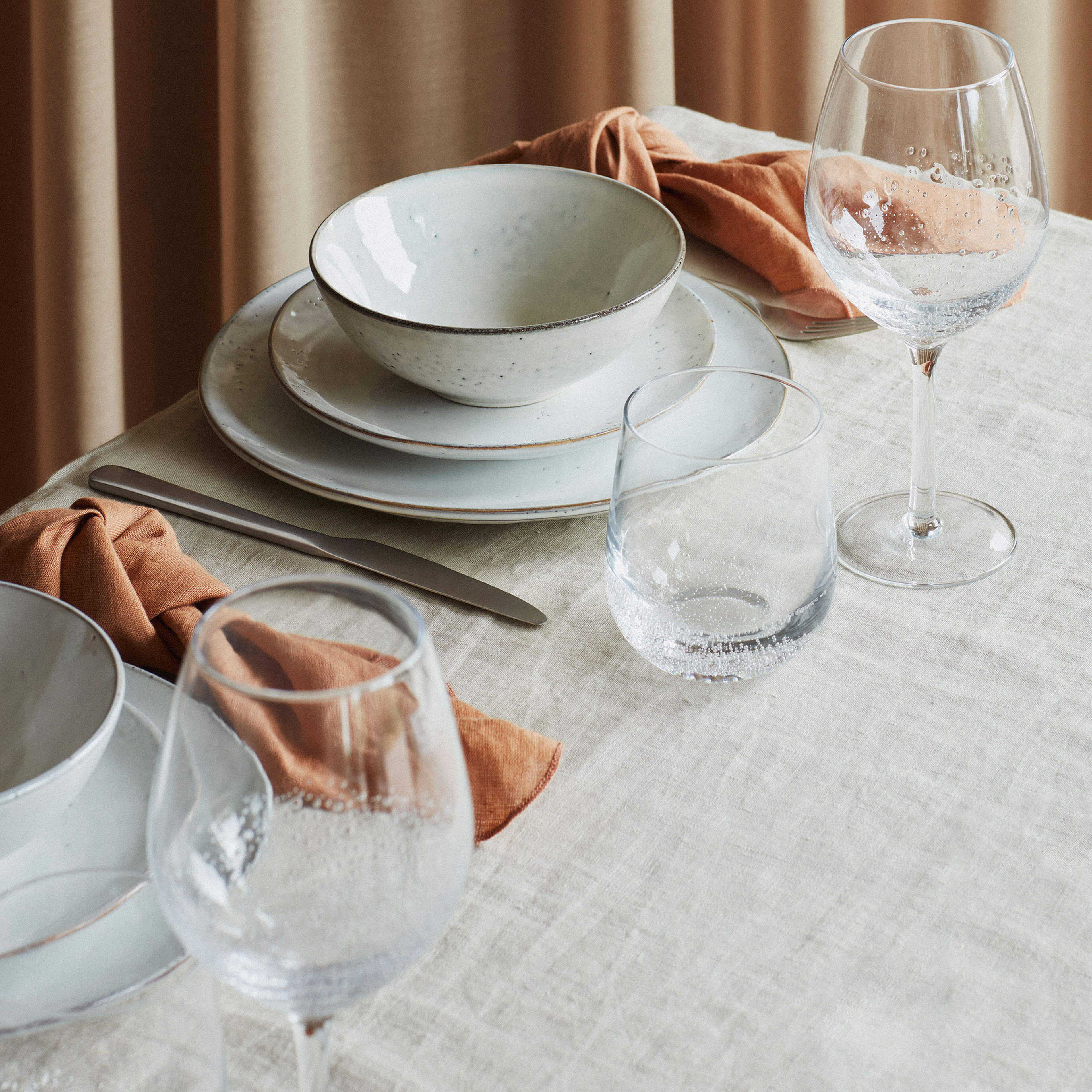 'Smoke' Munblåst vitvinsglas