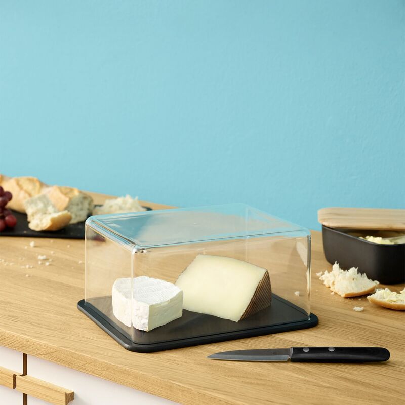 CONTAIN-IT ostkupa/förvaringslåda, svart