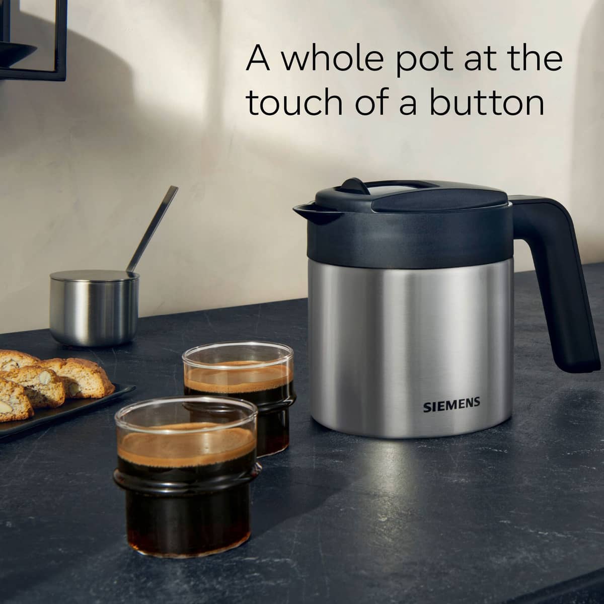 EQ900 Täysautomaattinen espressokeitin, ruostumaton teräs