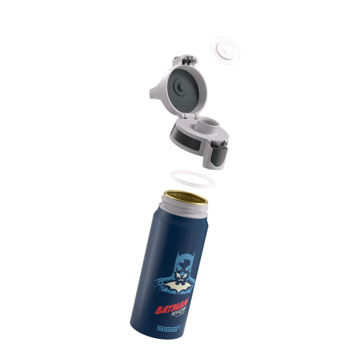 SIGG Warner Bros WMB ONE pullo 0,6 litraa, Batman Action Blue