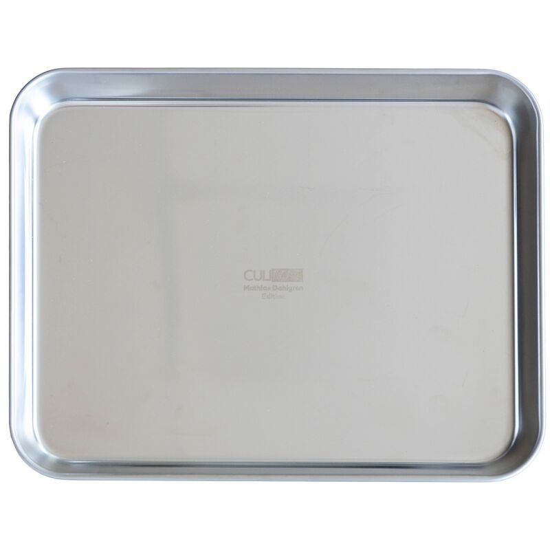 Gastrobleck + galler 26,5x20,5x2,5 cm, rostfritt stål