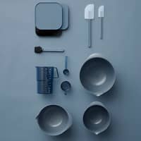 Margrethe kulho 3 litraa, dusty blue