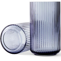 Lyngbyvasen 25 cm., glas - midnight blue