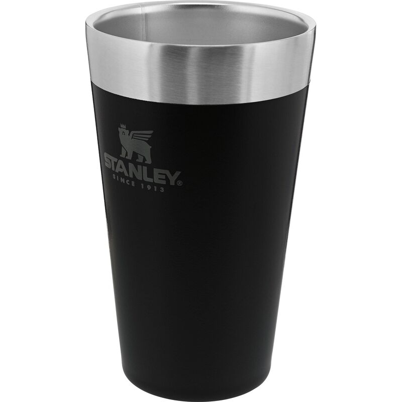 The Stacking Beer Pint, matte black
