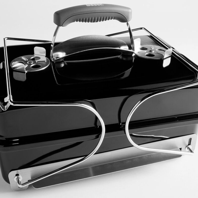 Go-Anywhere Bärbar Brikett-/Kolgrill