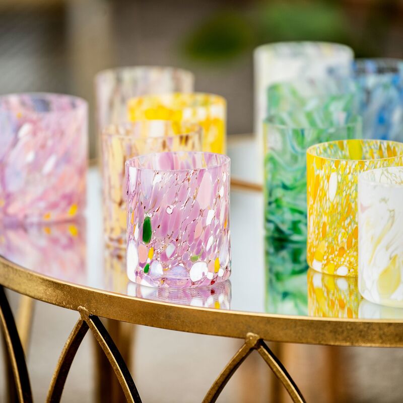 Swirl drikkeglass 35 cl, rosa