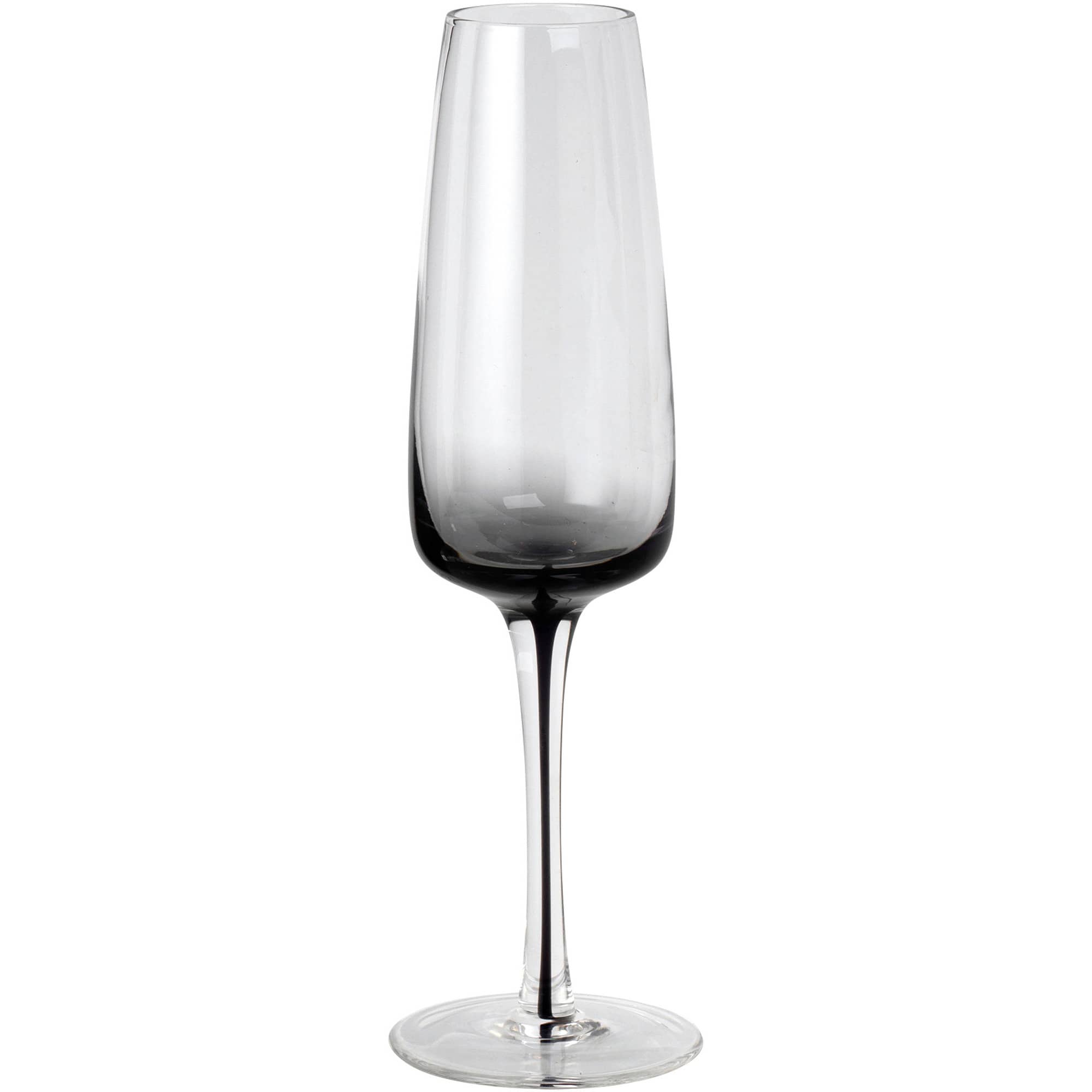 "Smoke"' Munnblåst champagneglass'