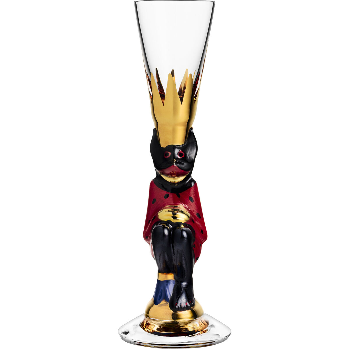 Nobel snapseglas 4 cl, rød