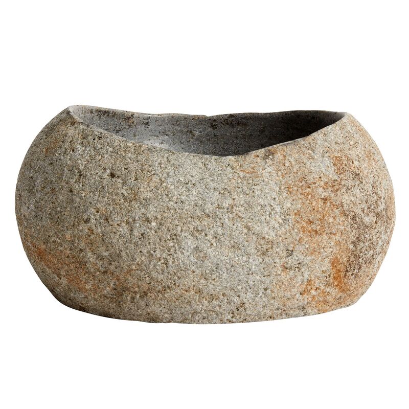 Valley skål medium 17 x 15 x 8 cm, grå/natur