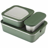 Big Meal Box set med matlådor 3 st, sea spray