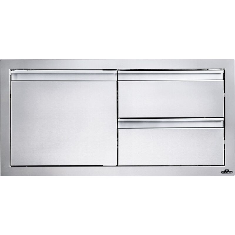 BI-3616-1D-2DR Skåp- & Lådmodul till utekök