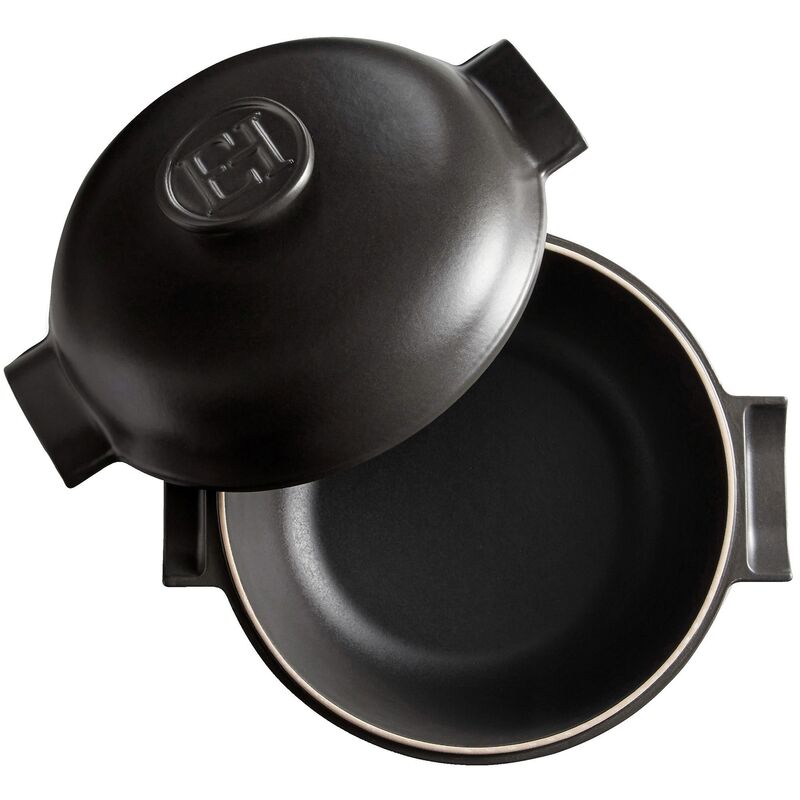 Rund gryte, mørkegrå