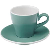 Tulip Cappuccinokop 180ml., 6 stk., blågrøn