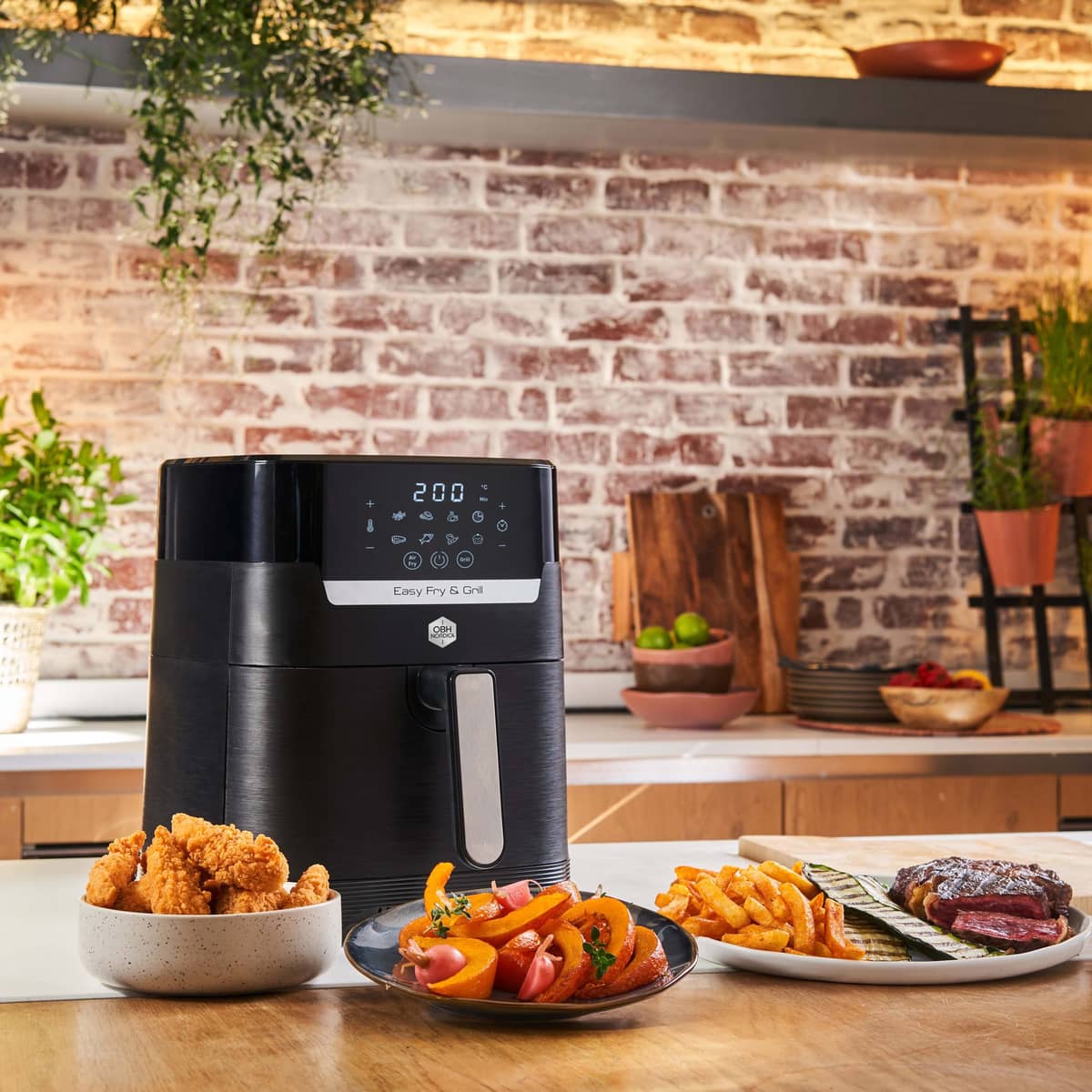 Easy Fry & Grill Precision 2in1, svart