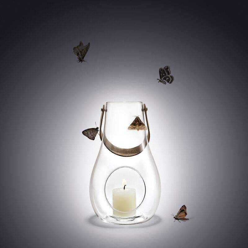 DWL lanterne, 25 cm., klar