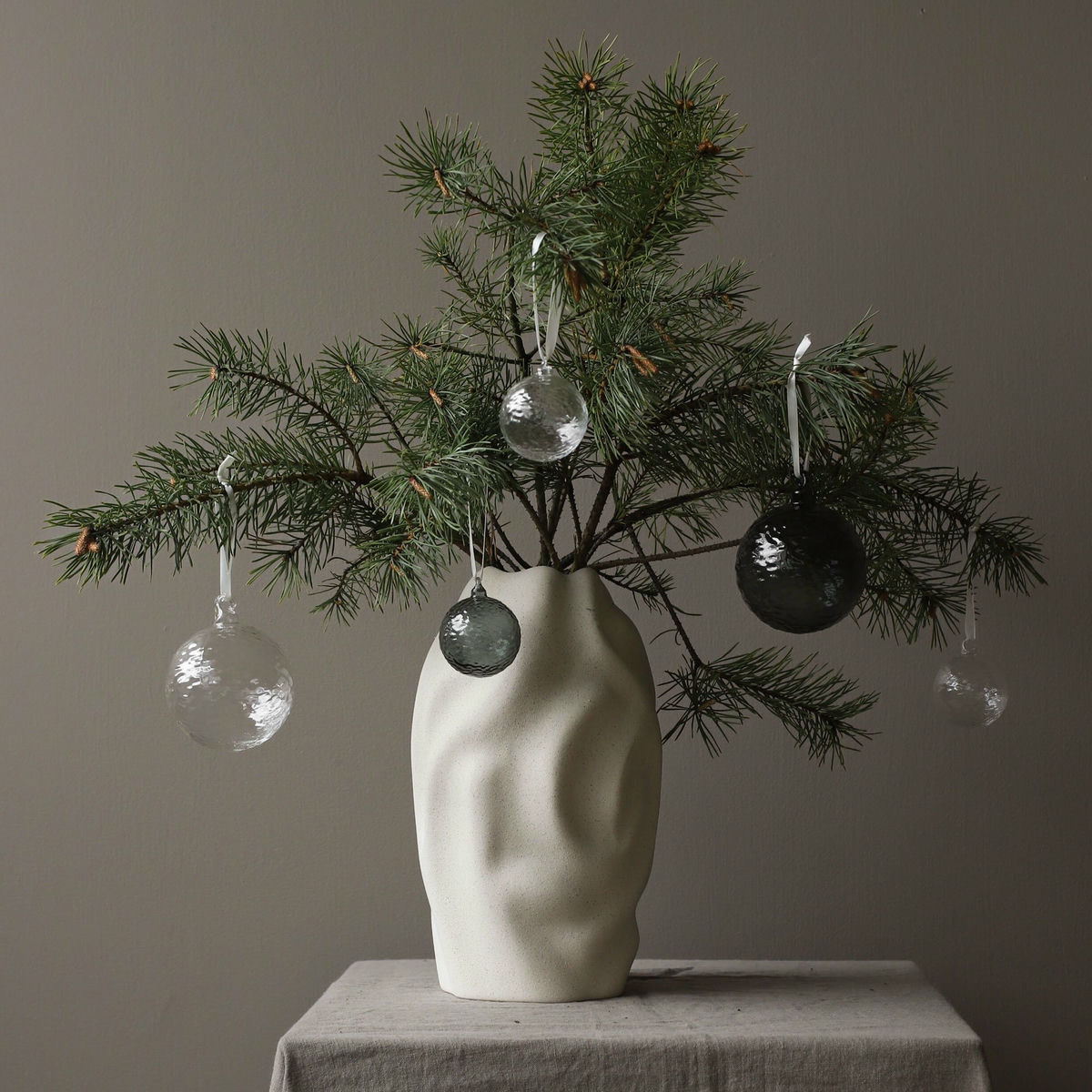 Gry Marble julekule, 8 cm