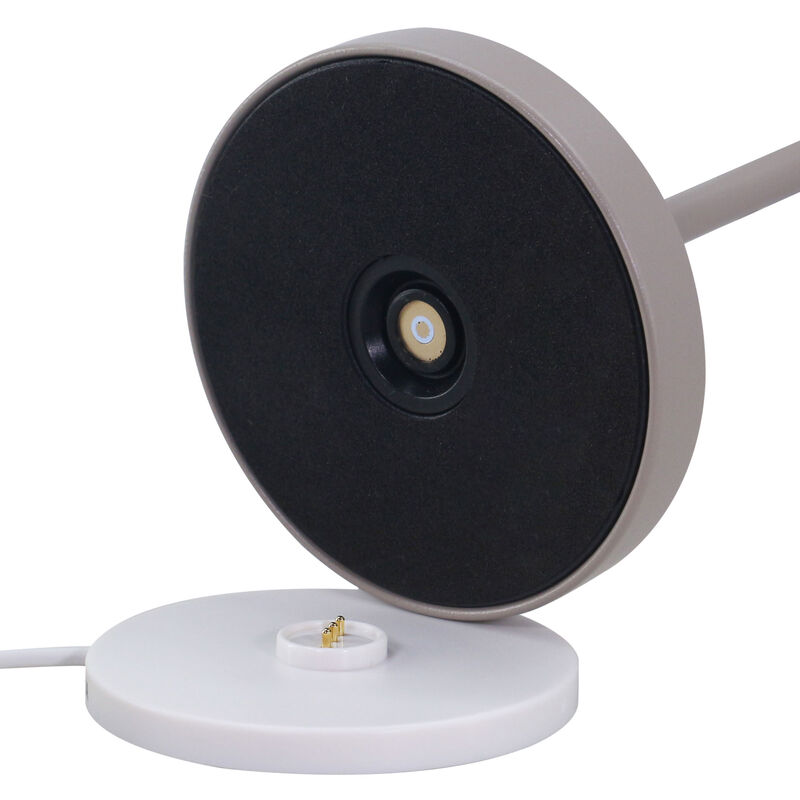 Teya kannettava pöytälamppu, lämmin harmaa