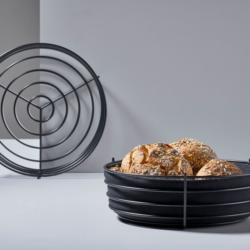 Singles-leipäkori, musta 