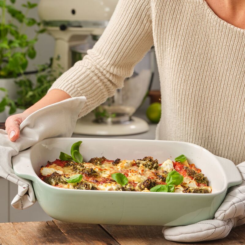 Ovnsform med lokk 39x23,5x7,5 cm, pistage