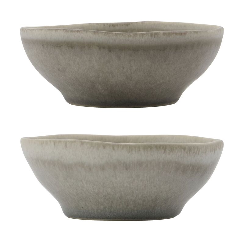 More skåler 2 stk, grå