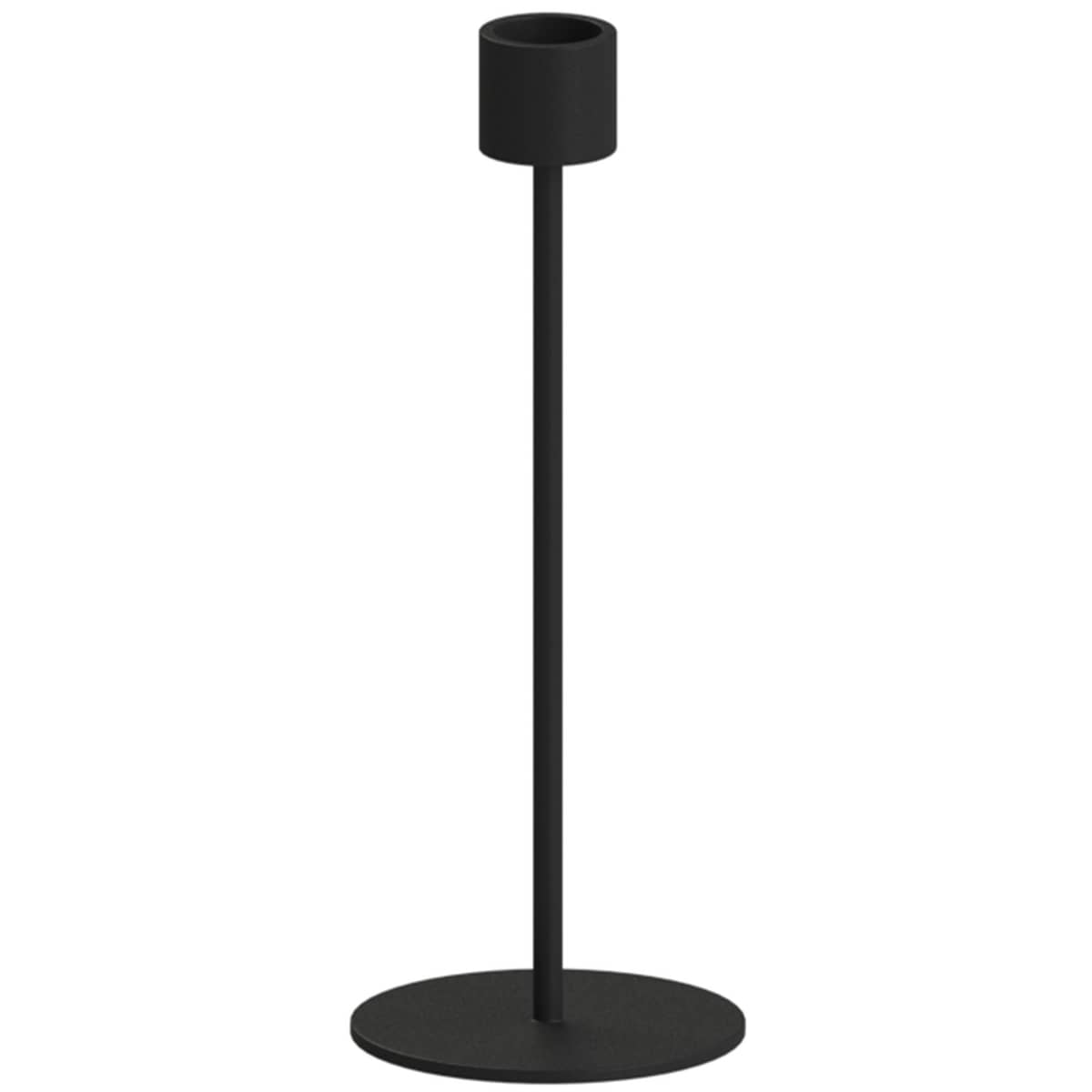 Ljusstake, 21 cm, black
