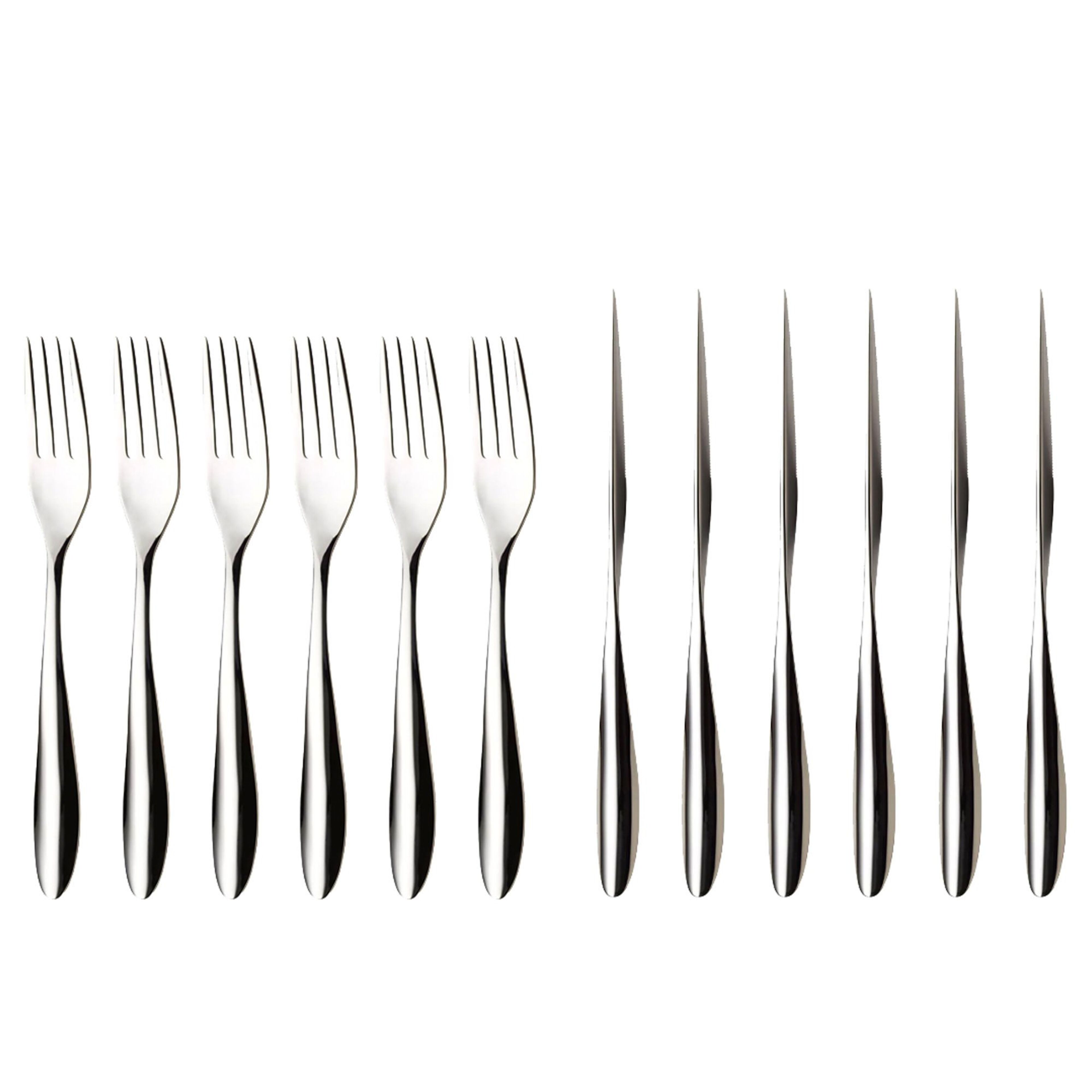 Lykke förrättsbestick 12 delar, stål