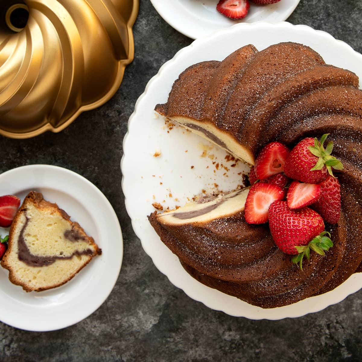 Swirl Bundt Kageform 2,4 liter