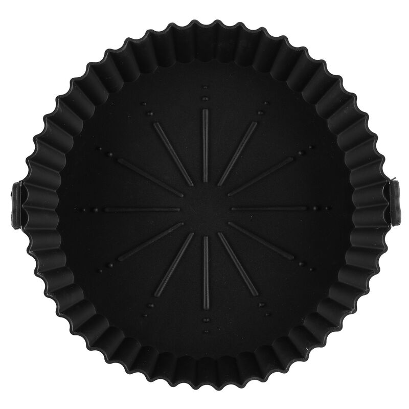 Silikoneform til airfryer 21,5x17,5 cm, sort