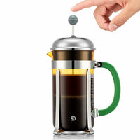CHAMBORD kaffepress 8 koppar, gul/grön