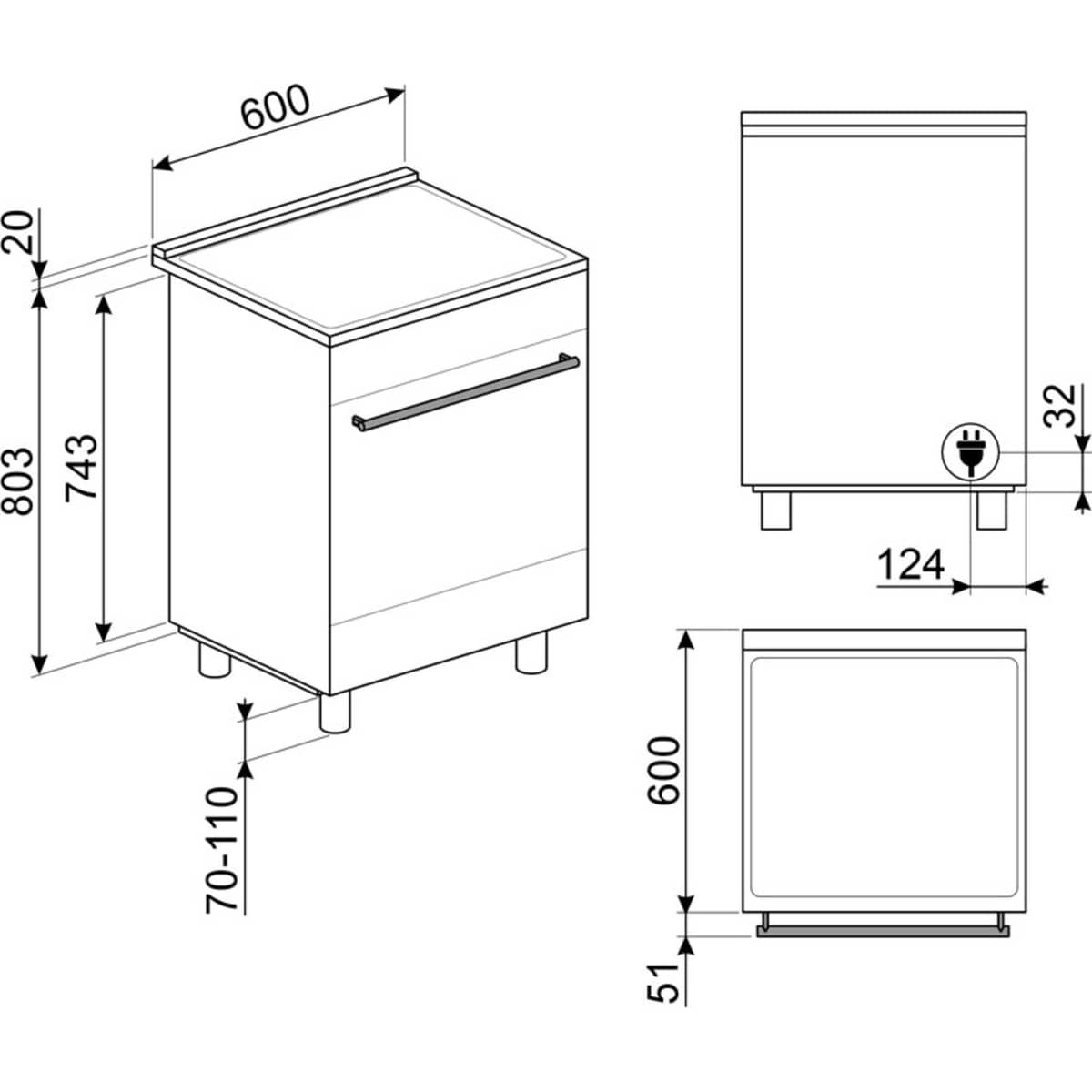 C6IPXT2 Induktionsspis Classic Rostfri 60CM